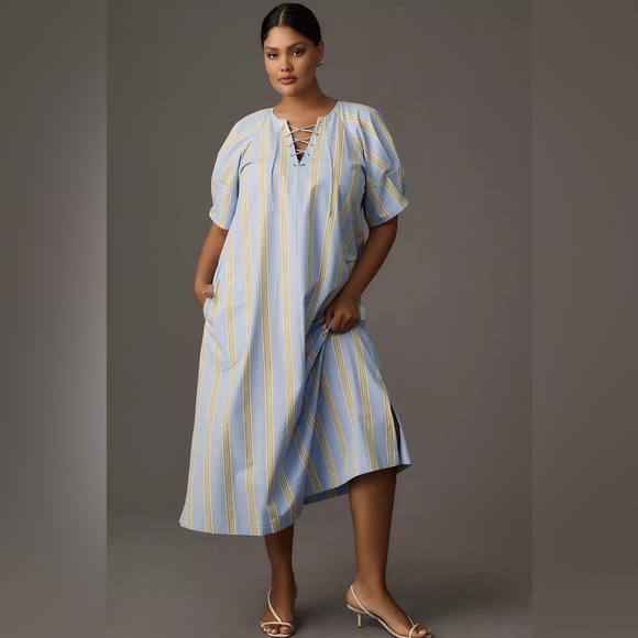 Maeve Dresses & Skirts - ▪️Maeve Short-Sleeve Crossover V-Neck Midi Dress